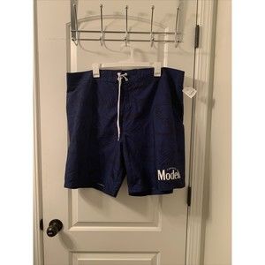 Cerveza Modelo Men's XXL Graphic Print Swim Board Shorts Brief Liner
